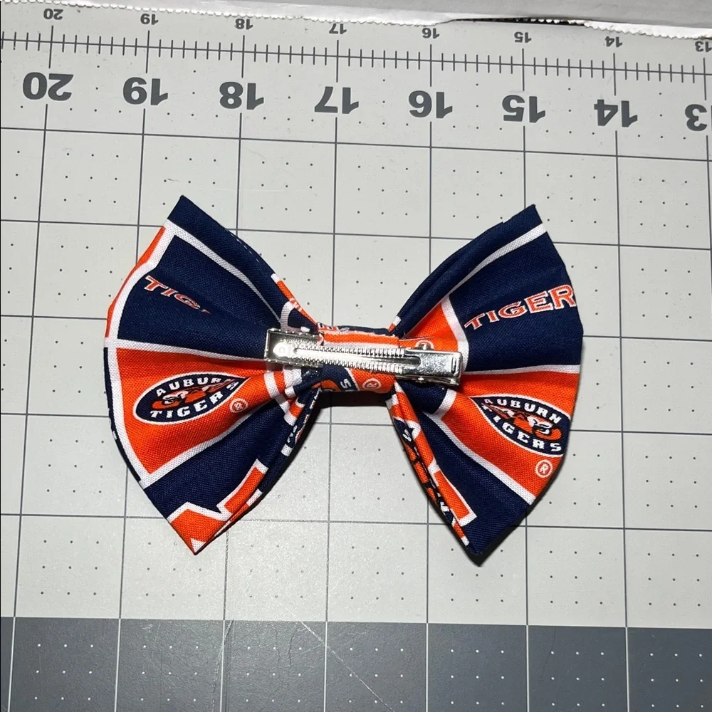 Kids Orange and Blue Bow Tie